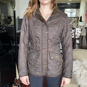Authentic Barbour Brown Cavalry Polarquilt Jacket